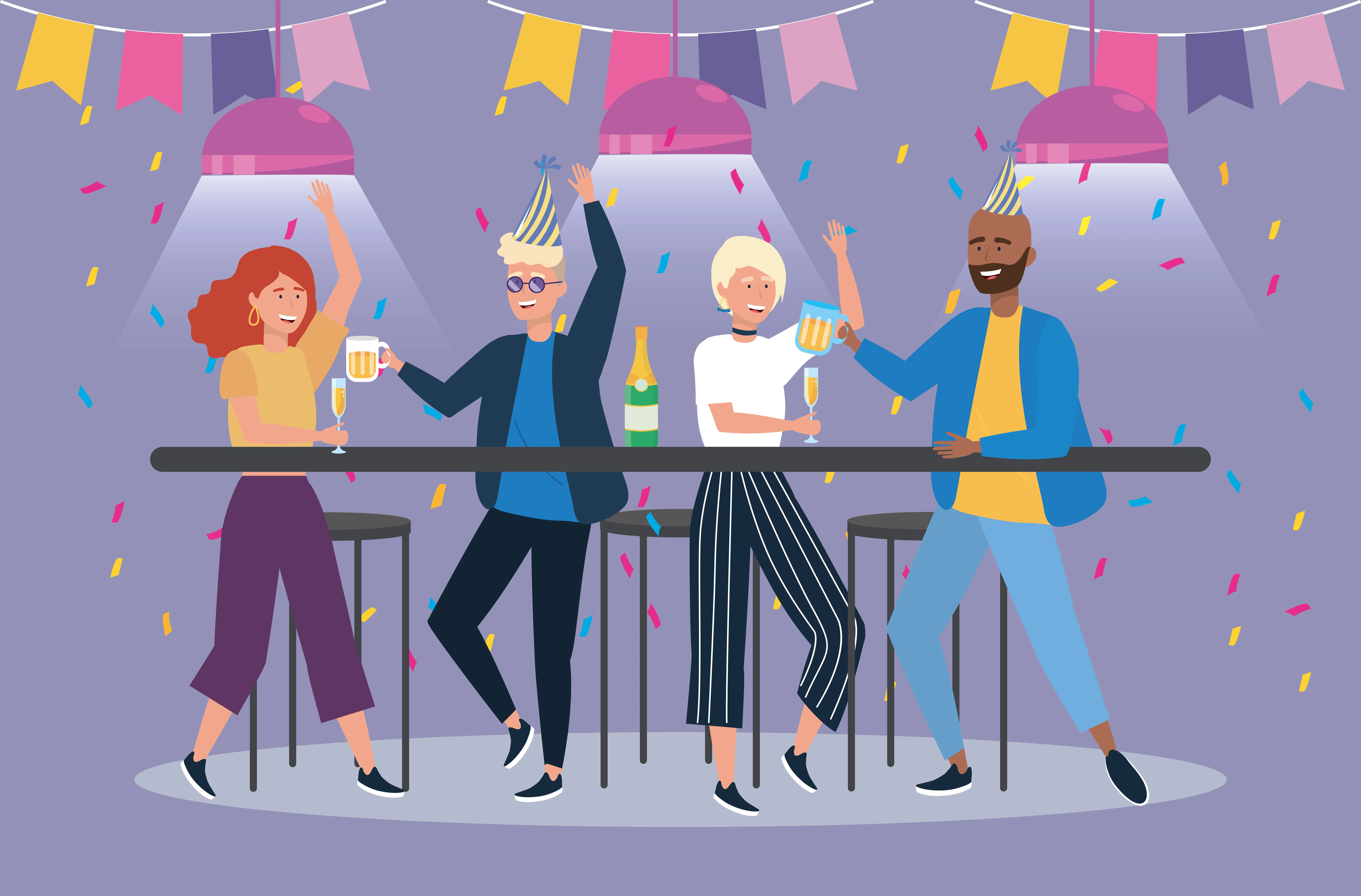 Animation soirée entreprise avec jeux en bois et activités festives